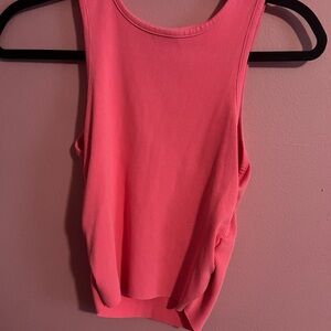 Aerie Pink Sleeveless Crop Tank Top